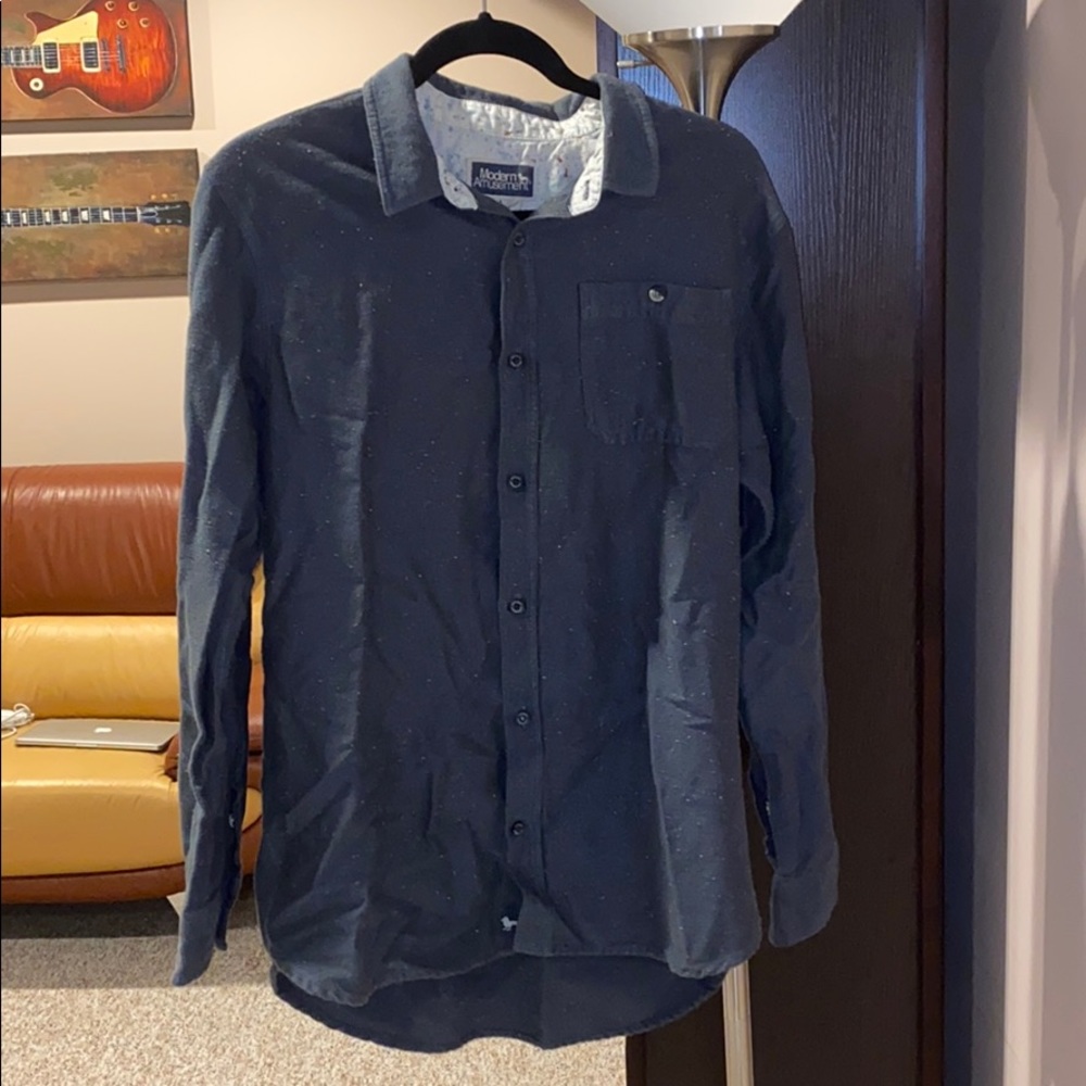 Modern Amusement Casual Button Down Shirt